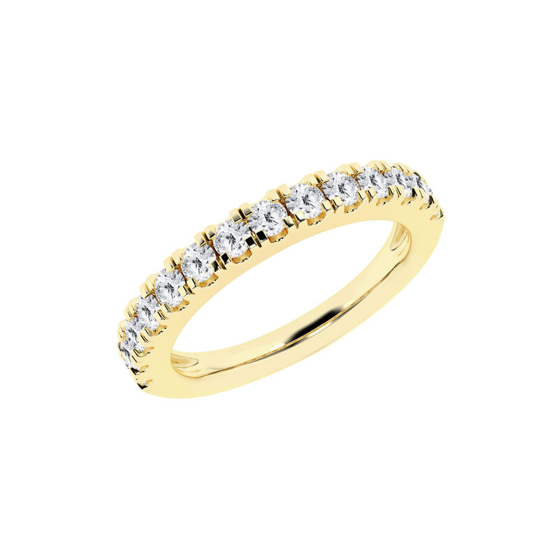 Marquise-Cut Lab Grown 5ctw. Diamond Classic Engagement Ring Set in 14k Yellow Gold image number null